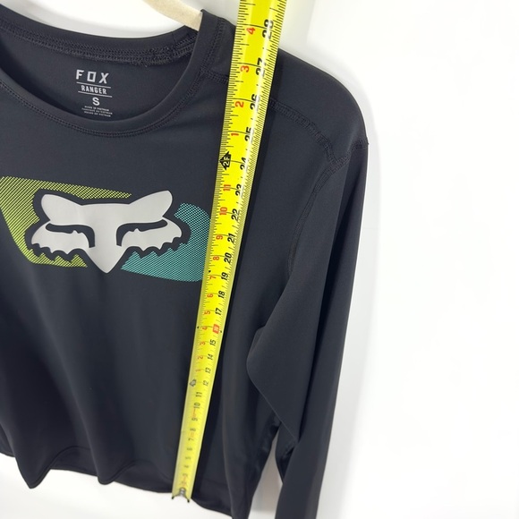 Fox Racing Ranger Long Sleeve Shirt Mens Size S Black Performance Stretch Top - Picture 9 of 10